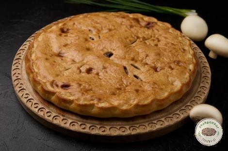 Осетинский пирог с говядиной и грибами
