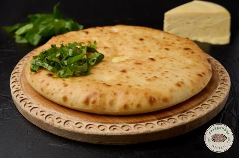 Осетинский пирог с сыром и свекольными листьями