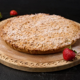 Песочный пирог с клубникой Песочный пирог с клубникой