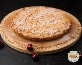 Песочный пирог с вишней