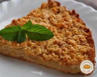 Песочный пирог с яблоком