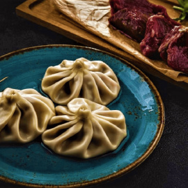 Хинкали с бараниной