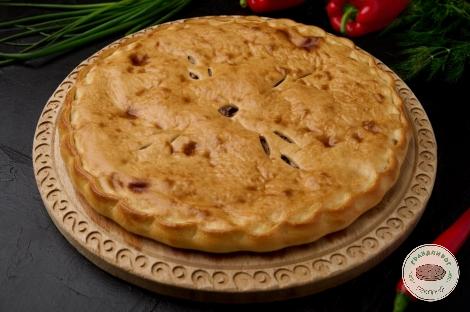 Пирог с бараниной и говядиной