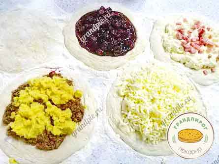 разные начинки осетинских пирогов